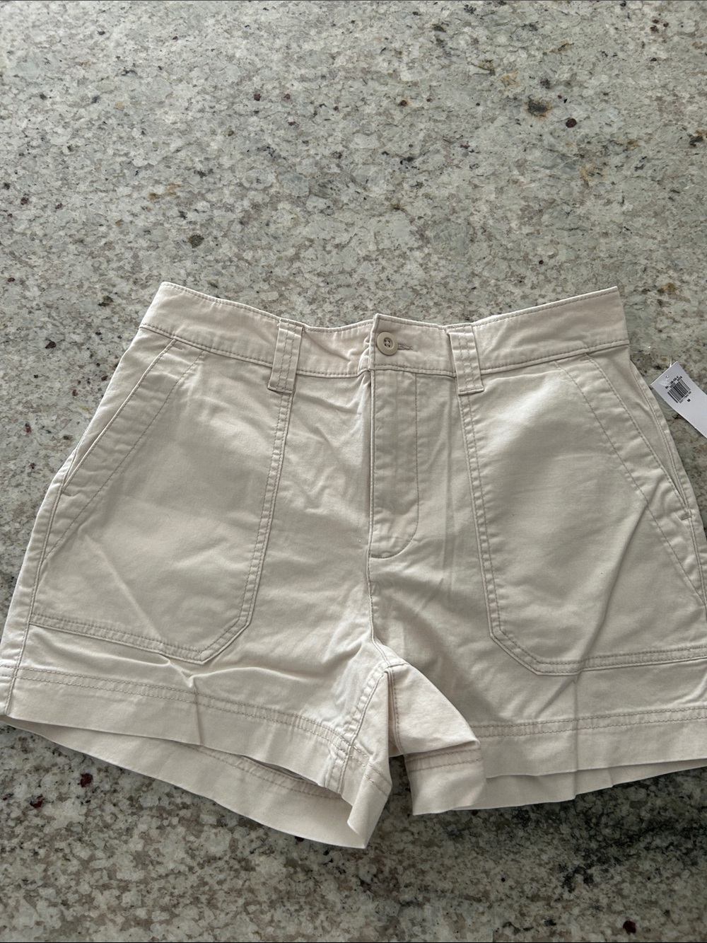 Old Navy Light Cream Utility Shorts
